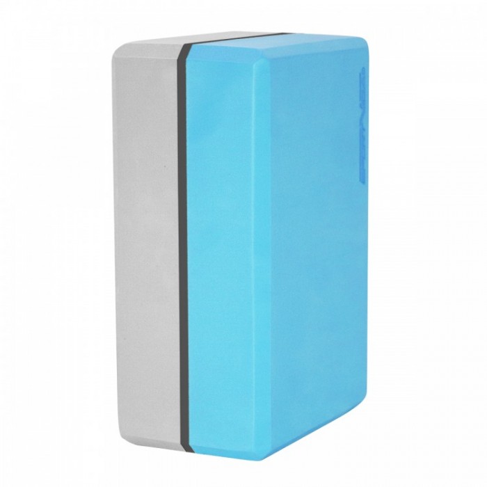 Блок для йоги (цегла) двоколірний SportVida SV-HK0335 Blue / Grey