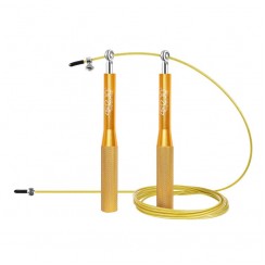 Скакалка швидкісна для кросфіту 4FIZJO Speed Rope Gold (P-5907222931158)