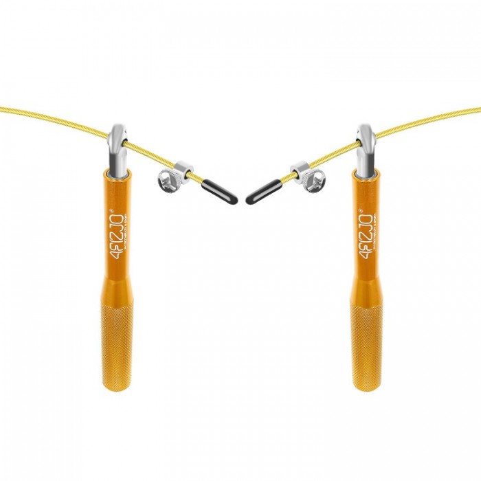 Скакалка швидкісна для кросфіту 4FIZJO Speed Rope Gold (P-5907222931158)