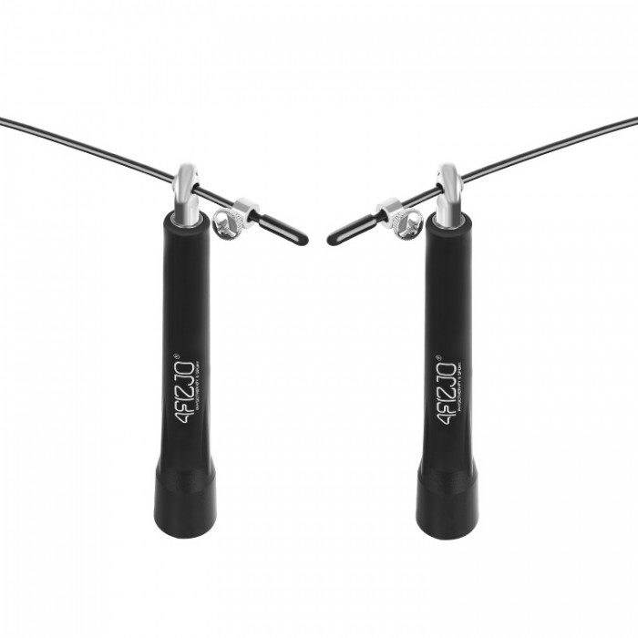 Скакалка скоростная для кроссфита 4FIZJO Standard+ Black (P-5907739311528)