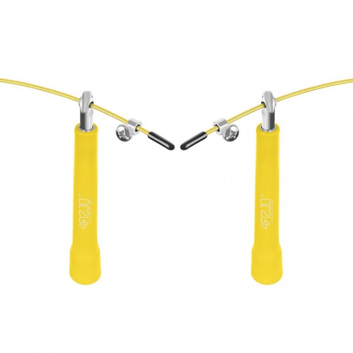 Скакалка швидкісна для кросфіту 4FIZJO Standard+ Yellow (P-5907739311535)