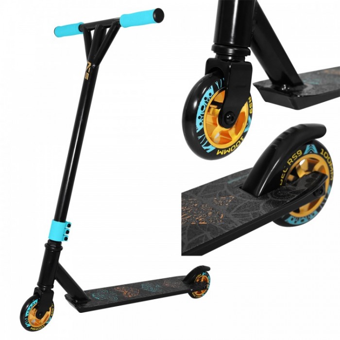 Трюкової самокат SportVida Stunt Poker SV-WO0017 Black / Blue