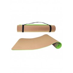 Йога мат SportVida TPE+Cork 0.4 см SV-HK0317