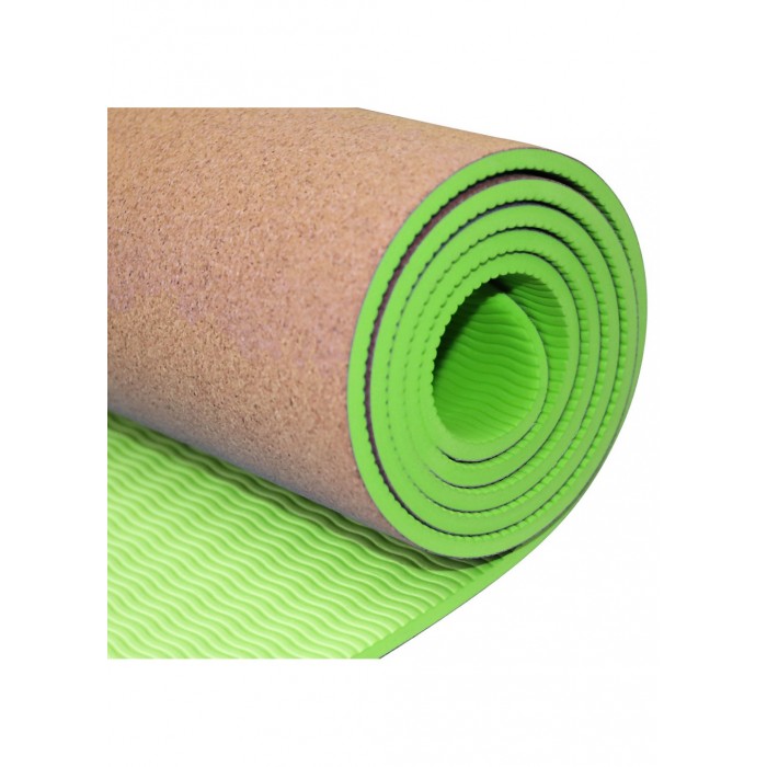 Йога мат SportVida TPE + Cork 0.4 см SV-HK0317