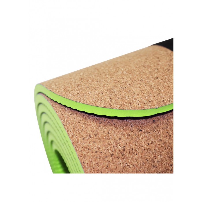 Йога мат SportVida TPE + Cork 0.4 см SV-HK0317