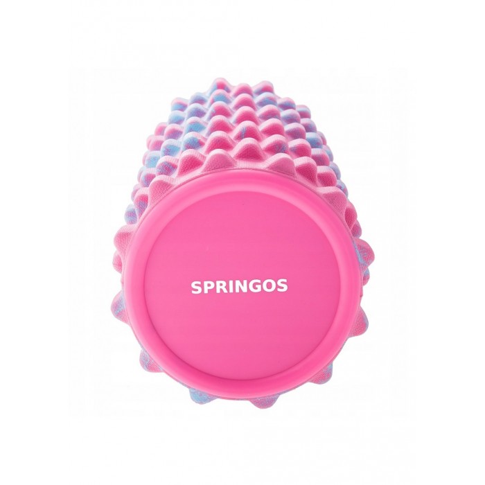 Массажный ролик (валик, роллер) Springos Mix Color 33 x 14 см FR0010