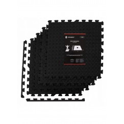 Мат-пазл (ластівчин хвіст) Springos Mat Puzzle EVA 120 x 120 x 1.2 cм FM0004 Black