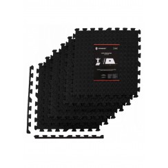 Мат-пазл (ластівчин хвіст) Springos Mat Puzzle EVA 180 x 120 x 1.2 cм FM0004 Black