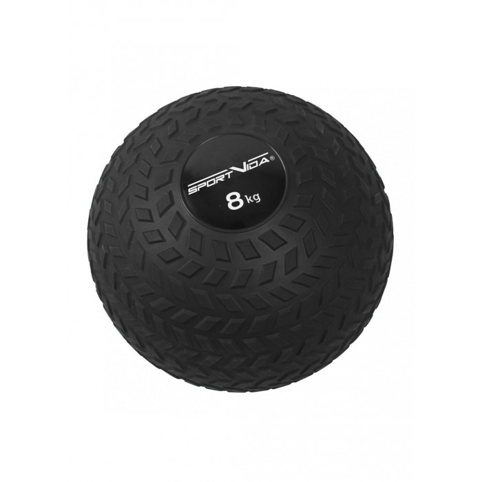 Слембол (медицинбол) для кроссфіта SportVida Slam Ball 8 кг SV-HK0350 Black