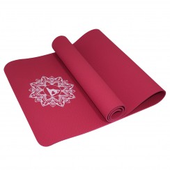 Коврик для йоги (Yoga mat) SportVida TPE 6 мм SV-HK0343 Red