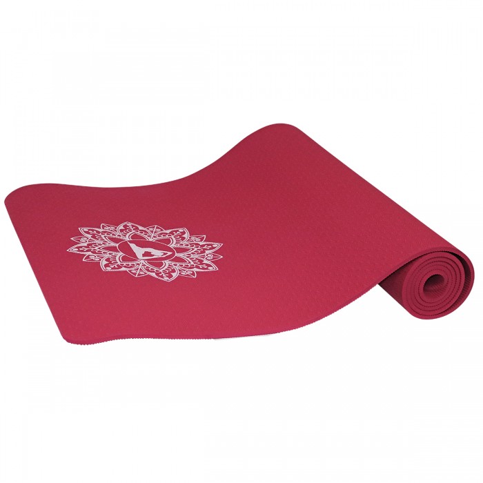 Килимок для йоги (Yoga mat) SportVida TPE 6 мм SV-HK0343 Red