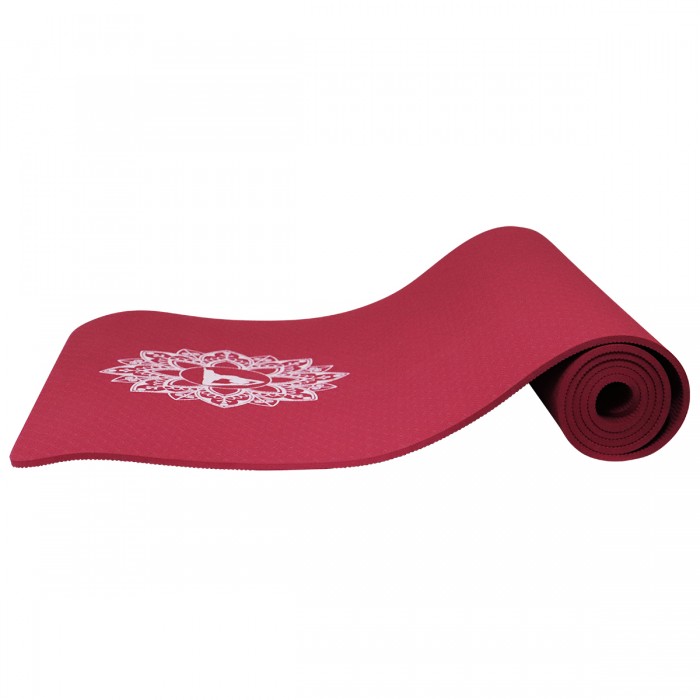 Килимок для йоги (Yoga mat) SportVida TPE 6 мм SV-HK0343 Red