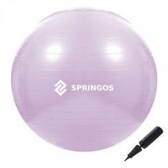 Мяч для фитнеса (фитбол) Springos 65 см Anti-Burst FB0011 Violet