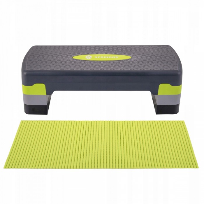 Степ-платформа 3-ступенчатая Springos FA0202 + мат