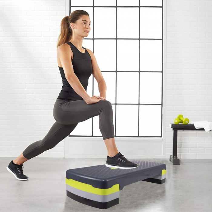 Степ-платформа 3-ступенчатая Springos FA0202 + мат