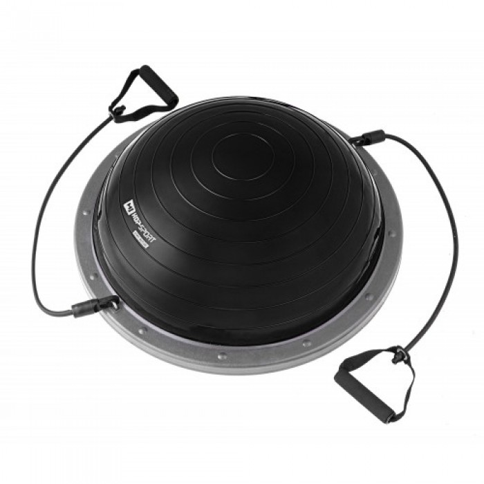 Балансувальна платформа півсфера Bosu Hop-Sport HS-L058 чорна
