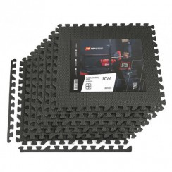 Мат-пазл Hop-Sport EVA 1cm HS-A009PM - 6 частин чорний