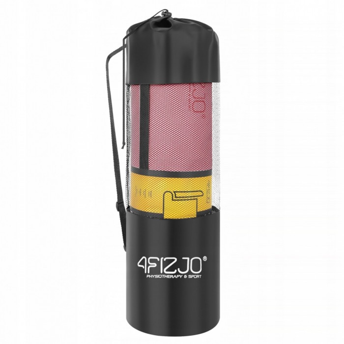 Килимок (мат) спортивний 4FIZJO TPE 180 x 60 x 1 см для йоги та фітнесу Pink/Grey (P-5907739311900)