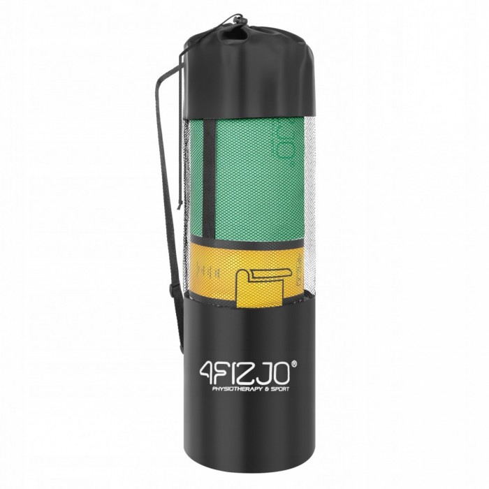 Килимок (мат) спортивний 4FIZJO TPE 180 x 60 x 1 см для йоги та фітнесу Mint/Grey (P-5907739311917)