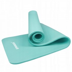 Килимок (мат) для йоги та фітнесу Springos NBR 1 см YG0031 Mint