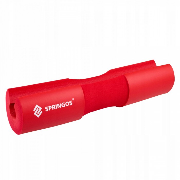 Накладка (бампер) на гриф штанги Springos Barbell Pad FA0206 Red