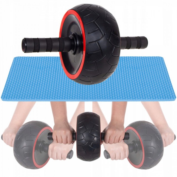 Ролик (колесо) для преса Springos AB Wheel FA5020 Black / Red