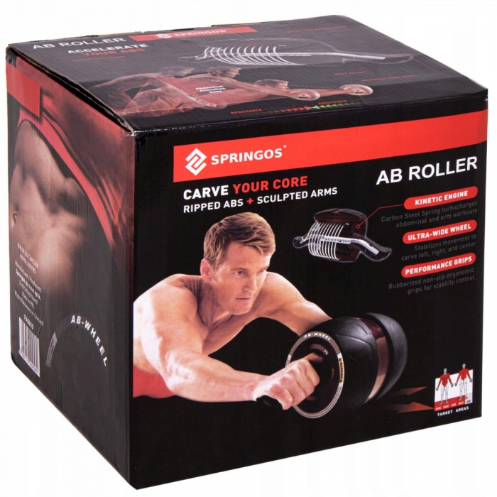 Ролик (колесо) для преса з поворотним механізмом Springos AB Wheel FA5000 Blue / Black