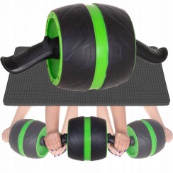 Ролик (колесо) для преса з поворотним механізмом Springos AB Wheel FA5010 Black / Green