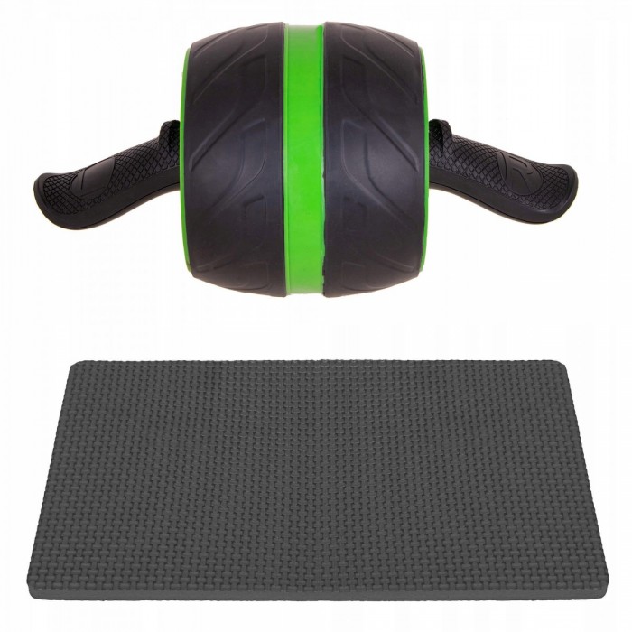 Ролик (колесо) для пресса с возвратным механизмом Springos AB Wheel FA5010 Black/Green