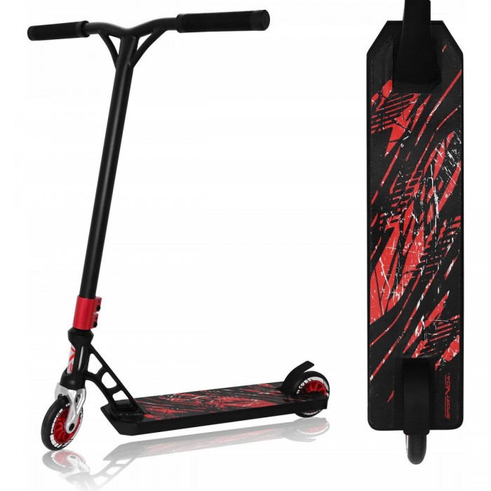 Трюковой самокат детский c пегами SportVida Stunt 110 Pro SV-WO0018 Black/Red