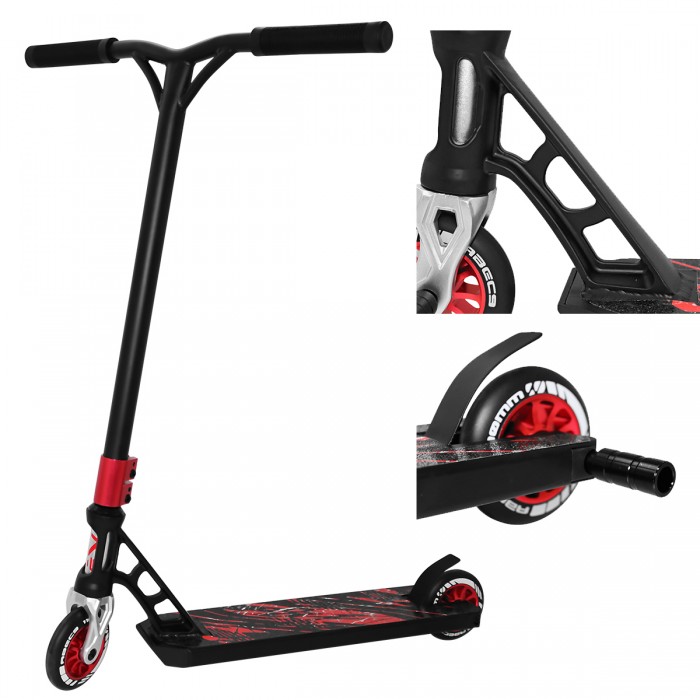 Трюковой самокат детский c пегами SportVida Stunt 110 Pro SV-WO0018 Black/Red