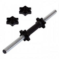 Гриф гантельный Hop-Sport PP 45 см (30мм) с пласт. Гайками