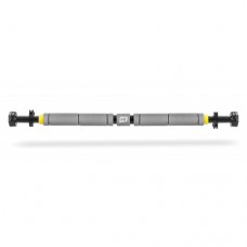 Турник в дверной проем раздвижной 60-100 см Hop-Sport HS-M050DP серо-желтый