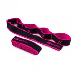 Резинка для фитнеса тканевая 12-30 кг HS-N904GB розовая