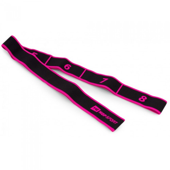 Резинка для фитнеса тканевая 12-30 кг HS-N904GB розовая