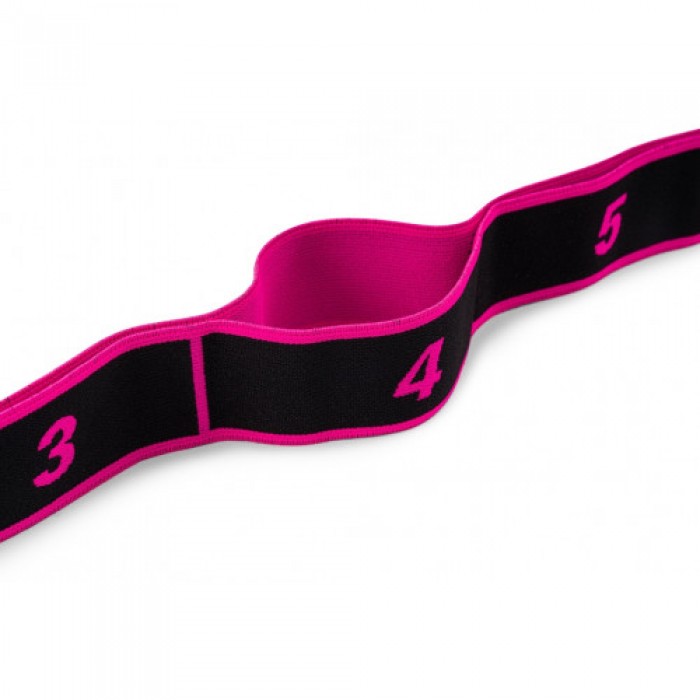 Резинка для фитнеса тканевая 12-30 кг HS-N904GB розовая