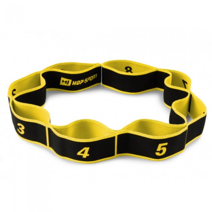 Тканевая резинка для фитнеса 12-30 кг HS-N904GB желтая