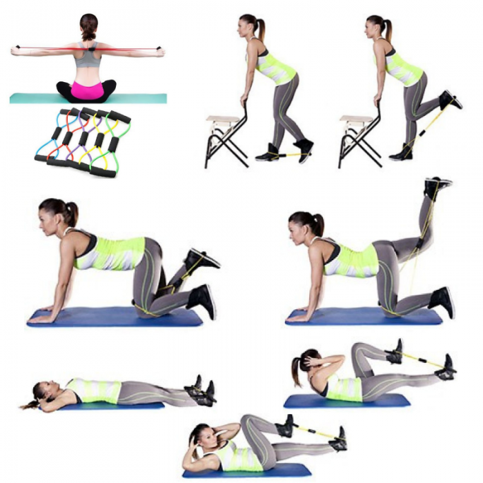 Еспандер гумовий трубчастий вісімка Stein 7 * 11 * 1000 мм