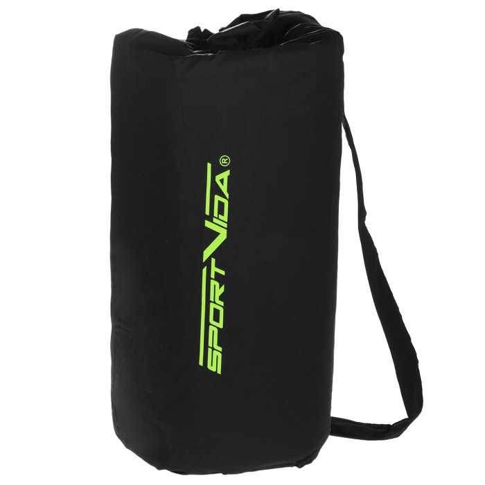 Коврик акупунктурный с валиком SportVida Аппликатор Кузнецова 130 x 50 см SV-HK0353 Black/Green