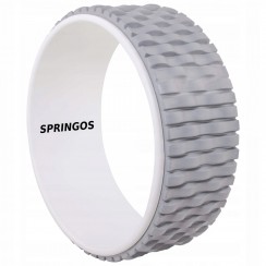 Колесо для йоги и фитнеса Springos Dharma FA0205 Grey/White