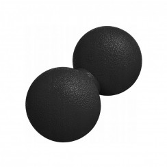 Массажный мяч двойной Springos Lacrosse Double Ball 6 x 12 см FA0022 черный