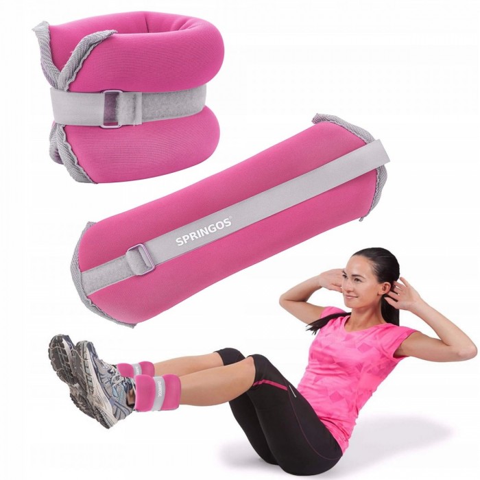 Утяжелители-манжеты для ног и рук Springos 2 x 0.5 кг FA0070