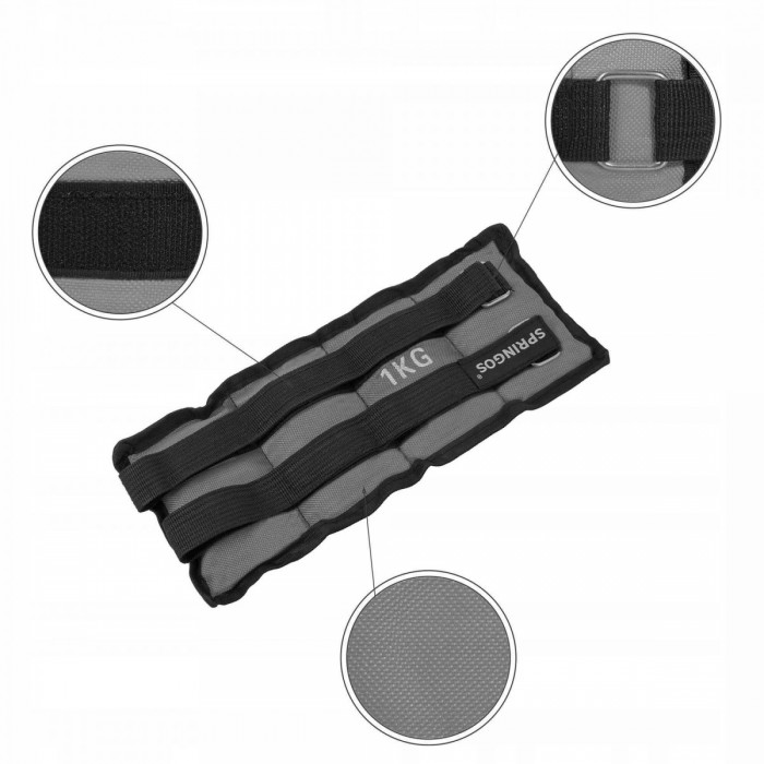 Обважнювачі-манжети для ніг і рук Springos 2 x 2 кг FA0006