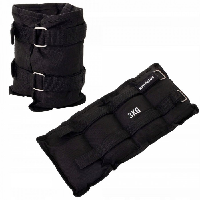 Обважнювачі-манжети для ніг і рук Springos 2 x 3 кг FA0008