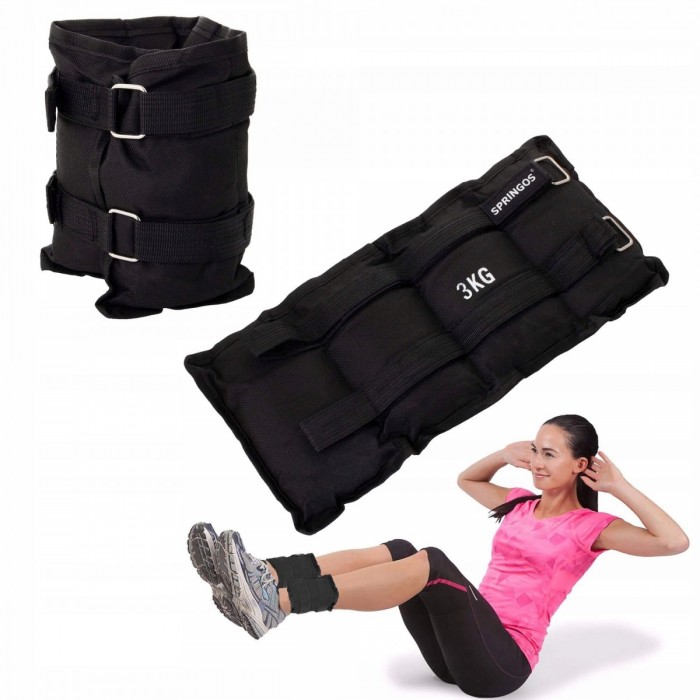 Обважнювачі-манжети для ніг і рук Springos 2 x 3 кг FA0008