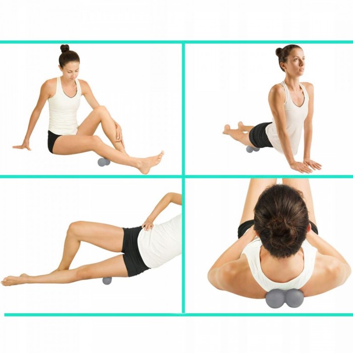 Массажный мяч двойной Springos Lacrosse Double Ball 6.5 x 13 см FA0052