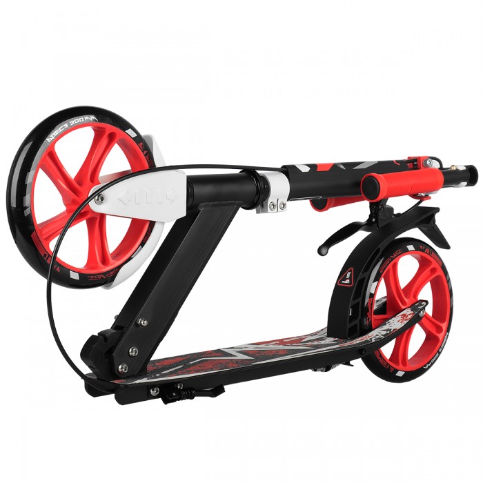 Самокат с ручным тормозом SportVida PU 200 мм SV-MC0001