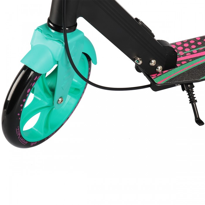 Самокат с ручным тормозом SportVida PU 200 мм SV-MC0002