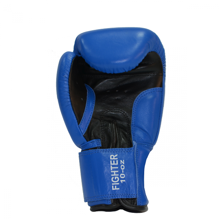 Перчатки боксерские Benlee FIGHTER 10oz /Кожа /сине-черные