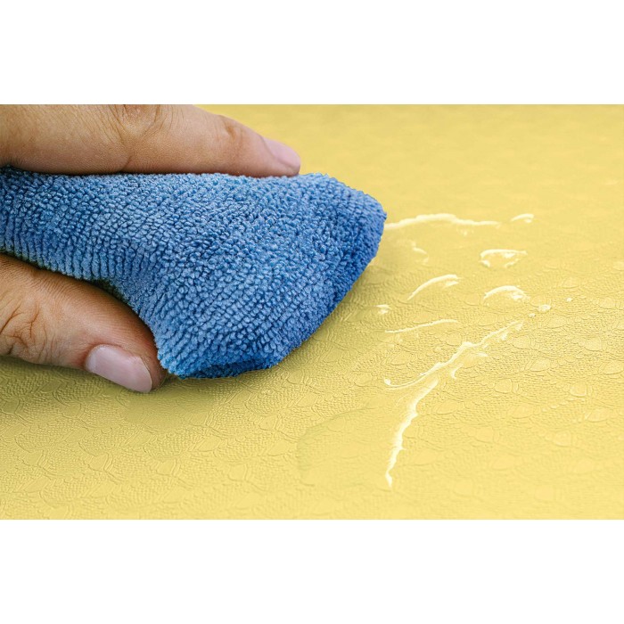 Коврик для йоги и фитнеса Hop-Sport TPE 0,6 см HS-T006GM желто-серый